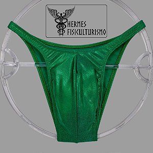 Sunga Bodybuilder Verde Brilhante - Corte Pró