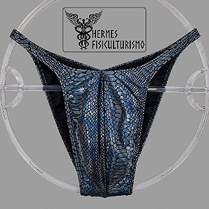 Sunga Bodybuilder Chumbo Escama Cobra - Corte Pró