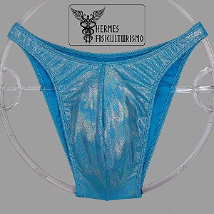 Sunga Bodybuilder Azul Bebê Camaleão - Corte Tradicional