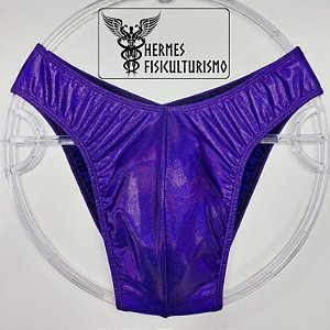 Sunga Bodybuilder Roxa Camaleão - Corte IFBB