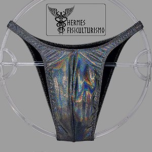 Sunga Bodybuilder Silver Camaleão - Corte Pró