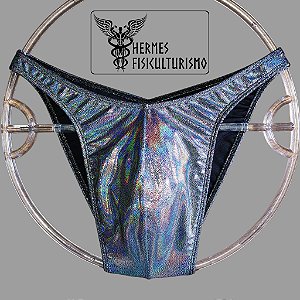 Sunga Bodybuilder Silver Camaleão - Corte Tradicional