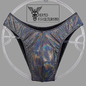 Sunga Bodybuilder Silver Camaleão - Corte IFBB