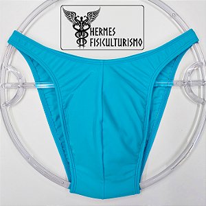 Sunga Bodybuilder Azul Bebê em Lycra - Corte Tradicional