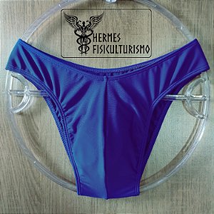 Sunga Bodybuilder Azul Marinho em Lycra - Corte IFBB