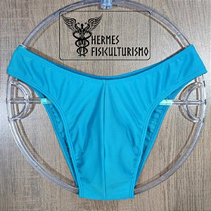 Sunga Bodybuilder Azul Bebê em Lycra - Corte IFBB