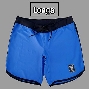 Bermuda Men's Physique Longa Azul Índigo