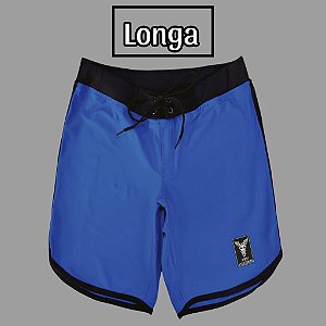 Bermuda Men's Physique Longa Azul Índigo