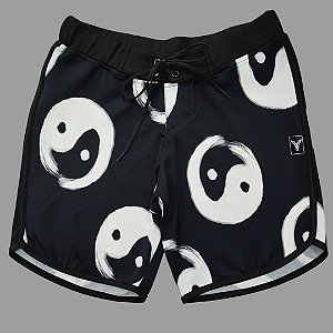 Bermuda Men's Physique Curta Yin-yang