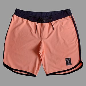 Bermuda Men's Physique Curta Laranja Clara Fluor