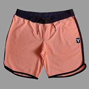 Bermuda Men's Physique Curta Laranja Clara Fluor