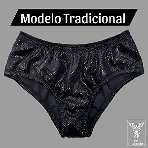 Sunga Classic Physique NPC - Veludo Cobra Brilhante