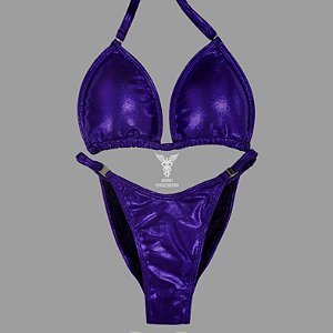 Biquíni Fit Model NPC – Roxo Brilhante