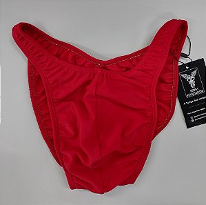 Sunga Bodybuilder – Tradicional – GG – Vermelha em Lycra – Com costura