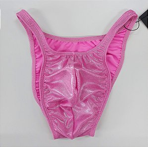 Sunga Bodybuilder – Pró – GG – Rosa Brilhante – Sem costura