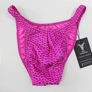 Sunga Bodybuilder – Pró – G – Rosa Sereia – Sem costura