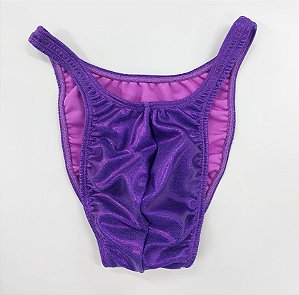 Sunga Bodybuilder – Pró – M – Violeta Brilhante – Sem costura