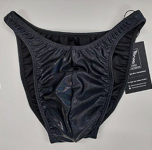 Sunga Bodybuilder – Tradicional – G – Preta Camaleão – Sem costura