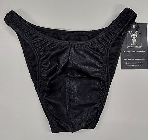 Sunga Bodybuilder – Tradicional – P – Preta Brilhante – Sem costura