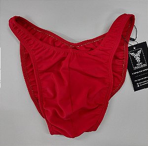 Sunga Bodybuilder – Tradicional – GG – Vermelha em Lycra – Com costura