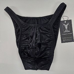 Sunga Bodybuilder – Pró – GG – Preta Brilhante – Sem costura