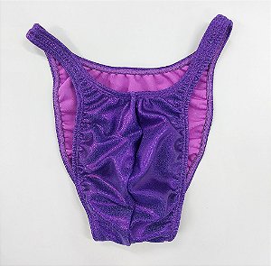 Sunga Bodybuilder – Pró – M – Violeta Brilhante – Sem costura