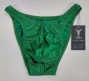 Sunga Bodybuilder – Tradicional – G – Verde Brilhante – Sem costura
