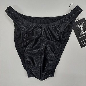 Sunga Bodybuilder – Tradicional – G – Preta Brilhante – Sem costura