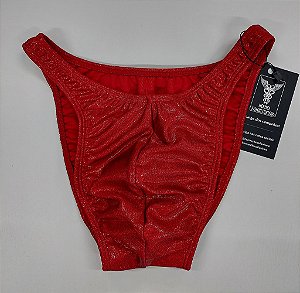 Sunga Bodybuilder – Tradicional – M – Vermelha Camaleão – Sem costura