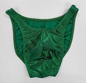 Sunga Bodybuilder – Tradicional – M – Verde Brilhante – Sem costura