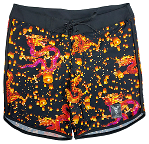 Bermuda Mens Physique Curta – Lanterna Chinesa – 38