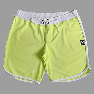 Bermuda Men's Physique Curta Lima com Branco