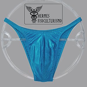 Sunga Bodybuilder Turquesa Brilhante - Corte Pró