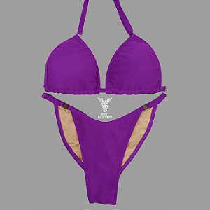 Biquíni Fit Model NPC – Roxo em Lycra