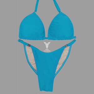 Biquíni Fit Model NPC – Azul Bebê em Lycra