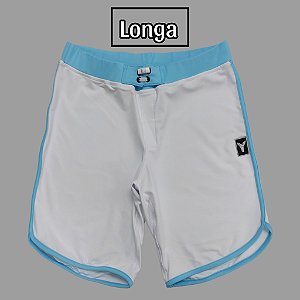 Bermuda Men's Physique Longa Branca com Blue Sky