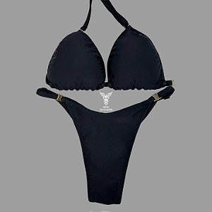 Biquíni de Poses – Preto em Lycra