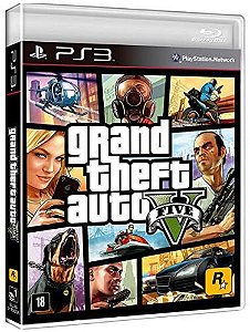 Jogo Grand Theft Auto V Gta 5 Ps3 Mídia Física Frete Grátis