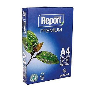 Papel para Impressão A4 - 500 folhas - Report Premium - Suzano