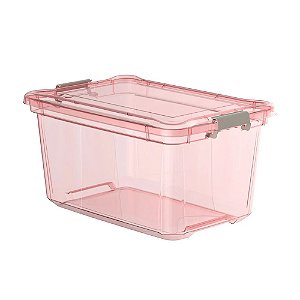 Caixa Organizadora - Rosa - 50 litros - Plasvale