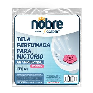 Tela perfumada para mictório antirrespingo - Morango - NOBRE