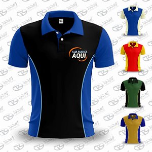 Camisa Polo Premium - Várias Cores - Uniforme Personalizado