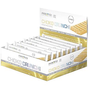 CHOKO CRUNCH PROTEIN CHOCOLATE BRANCO (CX C/12) - PROBIÓTICA - Suplementos  Alimentares, Whey Protein, Creatina, BCAA | Home Muscle
