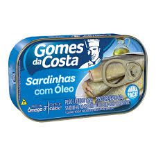 SARDINHA GOMES DA COSTA 125GR ÓLEO