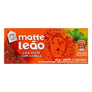 CHÁ MATTE LEÃO C/25 CANELA