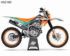 KIT GRÁFICO CRF 250 F 2019 A 2022 - WESS ENDURO - H52160