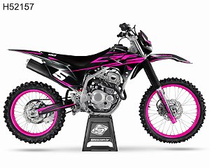 KIT GRÁFICO CRF 250 F 2019 A 2022 - PINK - H52157