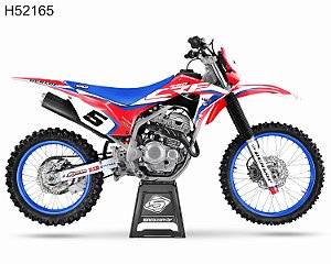 KIT GRÁFICO CRF 250 F 2019 A 2022 - CUSTOM HRC - H52165