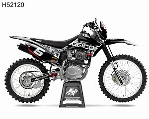 KIT GRÁFICO CRF 230 F 2015 A 2020 - GEICO CAMOCROSS - H52120