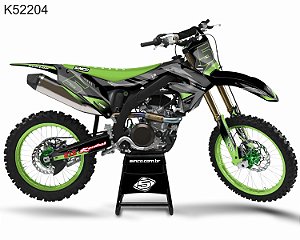 KIT GRÁFICO KX 450 F 2019 A 2022 - KX 250 F - 2021 A 2022 - RIP RISK GRADIENT - K52204